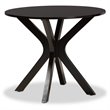 Baxton Studio CarlinDark Brown Finished Wood 5-Piece Dining Set