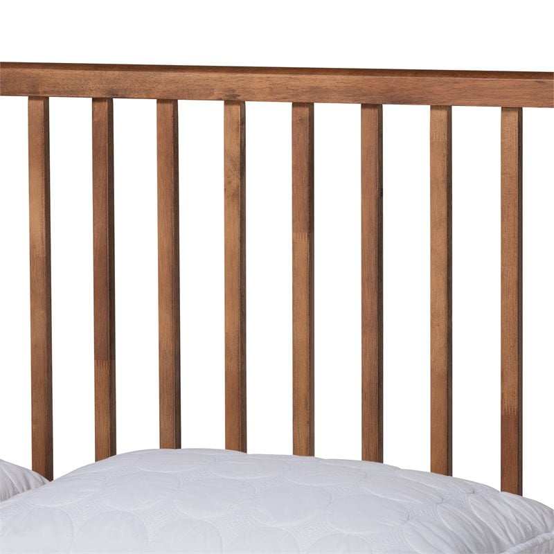 Baxton Studio Neilan Walnut Brown Finished Wood Full Size Platform Bed