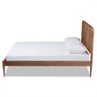 Baxton Studio Neilan Walnut Brown Finished Wood Queen Size Platform Bed