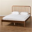 Baxton Studio Neilan Walnut Brown Finished Wood Queen Size Platform Bed