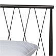 Baxton Studio Nano Black Finished Metal Full Size Platform Bed