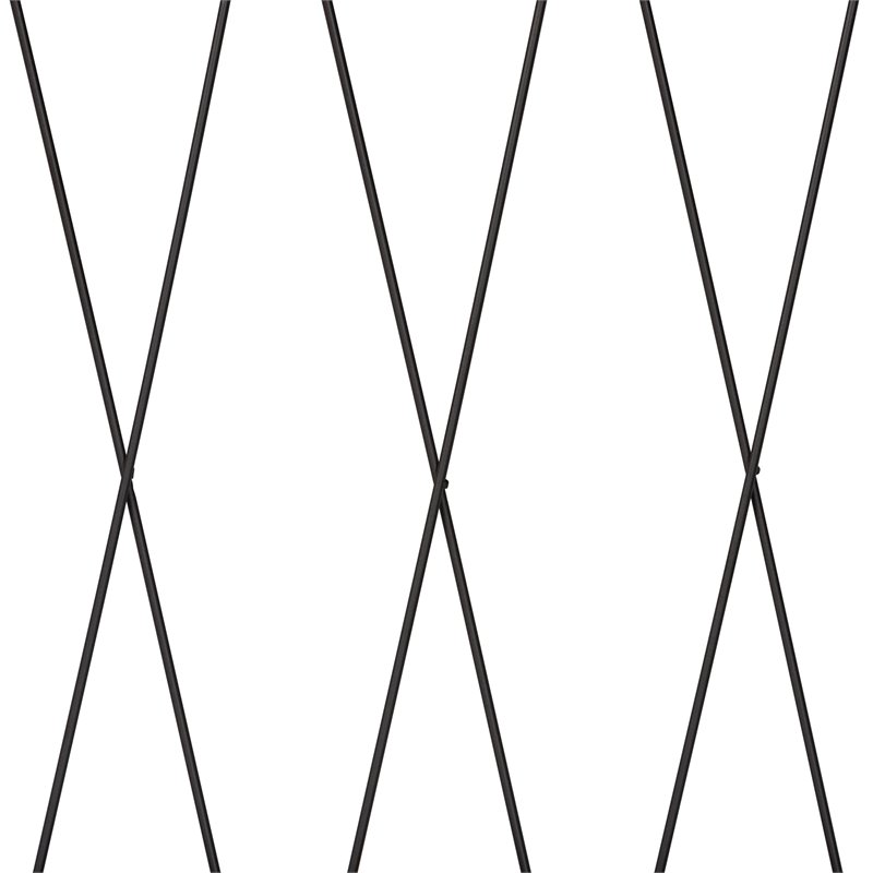 Baxton Studio Nano Black Finished Metal Full Size Platform Bed