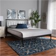 Baxton Studio Nano Black Finished Metal Full Size Platform Bed