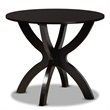 Baxton Studio Rasa Grey and Dark Brown Finished Wood 5-Piece Dining Set