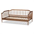 Baxton Studio Parson Classic Walnut Brown Finished Wood Twin Size Daybed