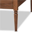 Baxton Studio Ogden Brown Finished Wood and Synthetic Rattan Twin Size Daybed