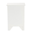 Baxton Studio Lambert White Finished Wood 1-Drawer End Table