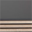 Baxton Studio Eckhart Dark Grey and Oak Finished Wood Cat Litter Box Cover House