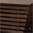 Baxton Studio Eckhart Walnut Brown Finished Wood Cat Litter Box Cover House