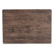Baxton Studio Calder Walnut Brown Finished Wood and Black Metal Dining Table