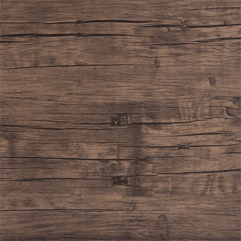 Baxton Studio Calder Walnut Brown Finished Wood and Black Metal Dining Table