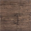 Baxton Studio Calder Walnut Brown Finished Wood and Black Metal Dining Table