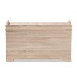 Baxton Studio Mariam Oak Finished Wood Cat Litter Box Cover House