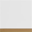 Baxton Studio Beagan White Finished Wood and Gold Metal 2-Drawer Console Table