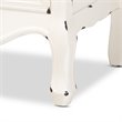 Baxton Studio Levron Brown and White Finished Wood 5-Drawer Storage Cabinet
