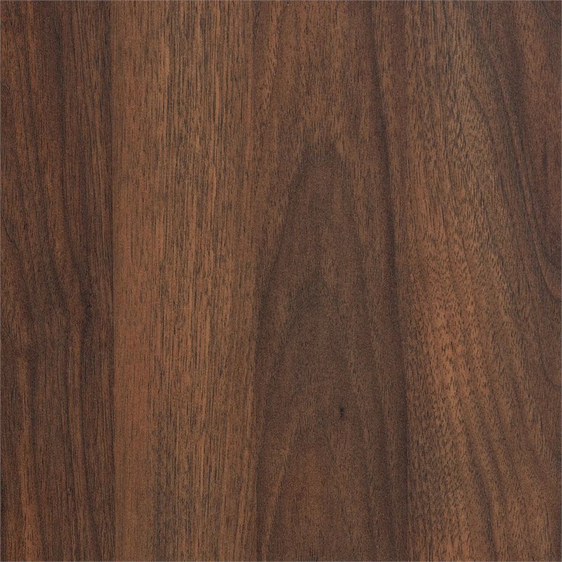 Baxton Studio Dena Walnut Brown Wood and Gold Finished TV Stand