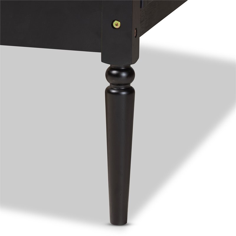 Baxton Studio Hancock Charcoal Finished Wood Twin Size Daybed