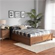 Baxton Studio Yara Brown Finished Wood Full Size 4-Drawer Platform Storage Bed