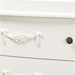 Baxton Studio Callen White Finished Wood 4-Drawer Storage Cabinet