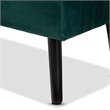 Baxton Studio Caine Green and Dark Brown Finished Wood Storage Bench