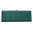Baxton Studio Caine Green and Dark Brown Finished Wood Storage Bench
