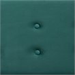 Baxton Studio Caine Green and Dark Brown Finished Wood Storage Bench