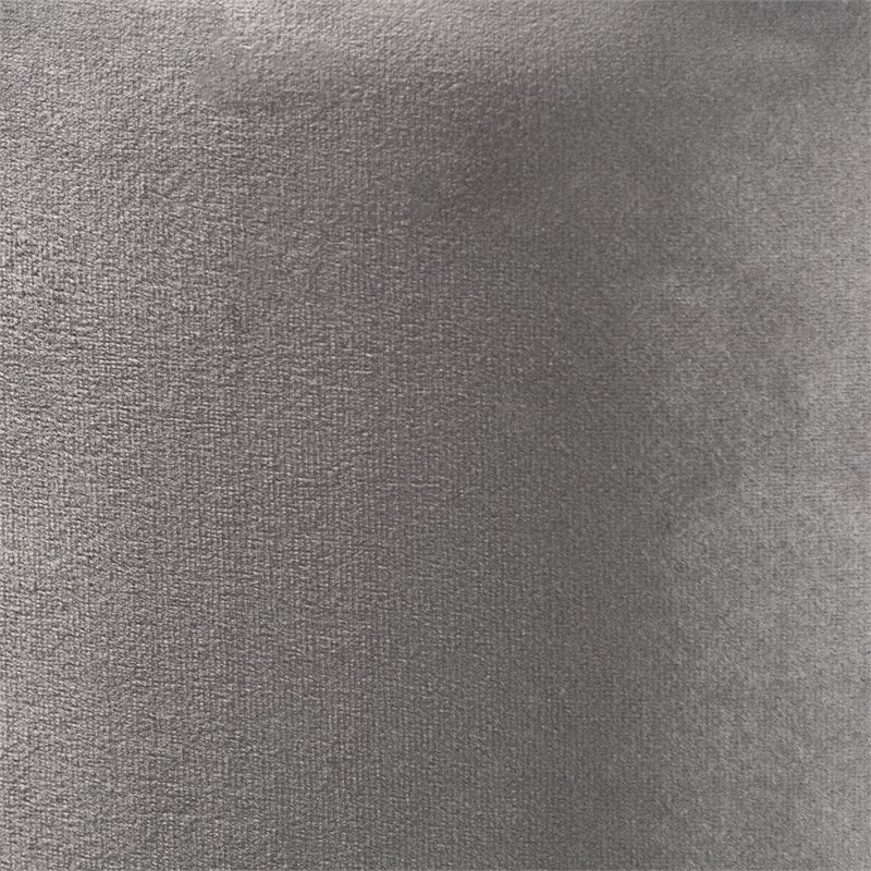 Baxton Studio Malina Gray Velvet and Gold Finished Metal Storage Ottoman