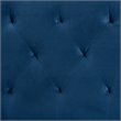 Baxton Studio Felix Navy Blue Velvet Fabric Upholstered Full Size Headboard