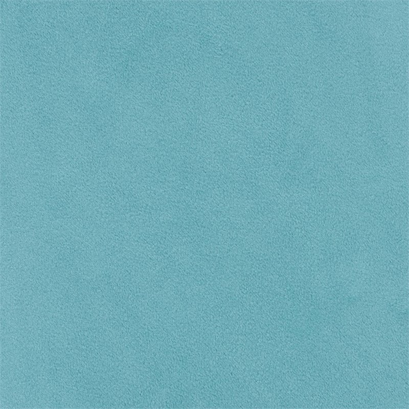 Baxton Studio Thurman Sky Blue Velvet and Gold Finished Metal Ottoman