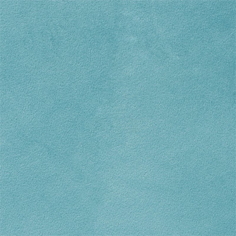 Baxton Studio Chaela Sky Blue Velvet and Gold Finished Metal Ottoman