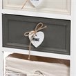 Baxton Studio Diella Multi-Colored Wood 2-Drawer Storage Unit with Basket