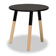 Baxton Studio Obert Two-Tone Black and Oak Brown Finished Wood Coffee Table
