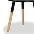 Baxton Studio Obert Two-Tone Black and Oak Brown Finished Wood Coffee Table