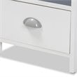 Baxton Studio Calandra Oak Brown and Multi-Colored Wood 4-Drawer Storage Unit