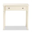 Baxton Studio Mahler White Finished Wood 1-Drawer Console Table
