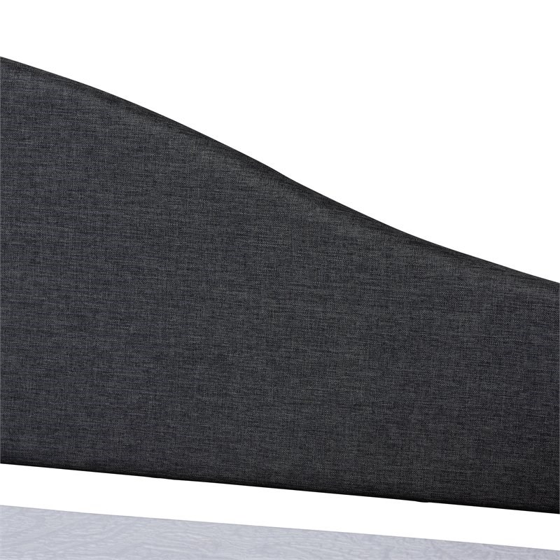 Baxton Studio Milligan Charcoal and Dark Brown Finished Wood Twin Size Daybed