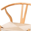 Baxton Studio Paxton Natural Brown Finished Wood 2-Piece Counter Stool Set