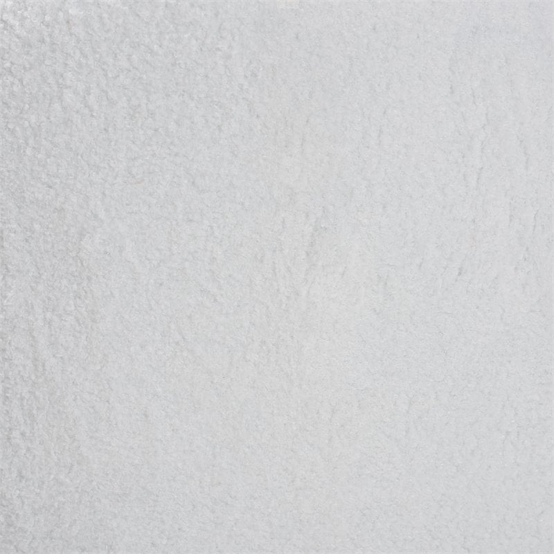 Baxton Studio Cabrera White Upholstered and Brown Finished Wood Accent Chair