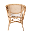 Baxton Studio Varick Modern Brown Finished Rattan Dining Chair