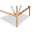 Baxton Studio Jayden Modern Bohemian  Brown  Rattan 2-Piece End Table Set