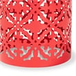 Baxton Studio Jamila Contemporary Red metal Outdoor Side Table