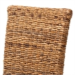 Baxton Studio Trianna Transitional Natural Abaca and Brown Wood Dining Chair