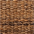 Baxton Studio Trianna Transitional Natural Abaca and Brown Wood Dining Chair