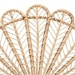 Baxton Studio Variel Modern Bohemian Rattan Queen Size Standalone Headboard
