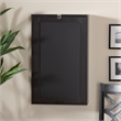 Baxton Studio Millard Modern Dark Brown Finished Wood Wall-Mounted Folding Desk