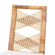 Baxton Studio Poltak Modern Natural Brown Rattan Dining Chair