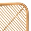 Baxton Studio Sakina Modern Brown Rattan Queen Size Wall-mount Headboard