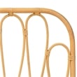 Baxton Studio Carrick Modern Brown Rattan Queen Size Wall-mount Headboard