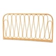 Baxton Studio Carrick Modern Brown Rattan Queen Size Wall-mount Headboard