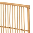 Baxton Studio Malvina Modern Brown Rattan Queen Size Wall-mount Headboard